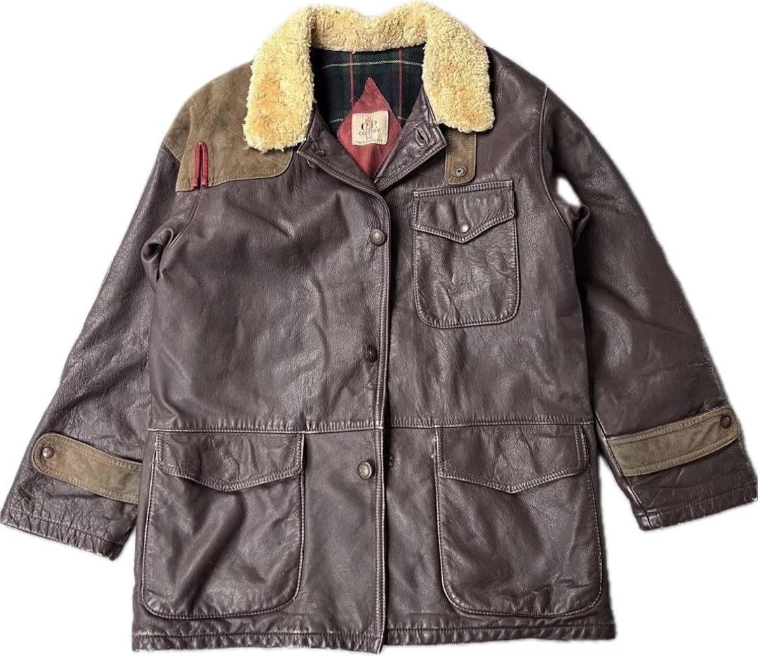 C.P. Company Coats, Jackets & Vests Leather Outer Shell for Men
