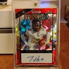 2024 Leaf Vivid - Technicolor Travis Hunter #T-TH1 Red Prismatic /8 (AU, RC)