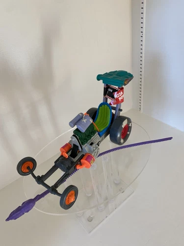 Vintage TMNT Ninja Turtles Sewer Dragster Vehicle Toy Incomplete Playmates 1990