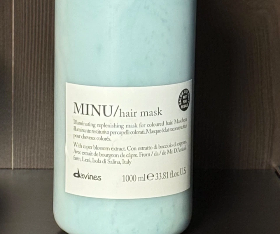 Davines MINU Illuminating Hair Mask 1000 ml / 33.8 oz NEW - Image 3 of 3