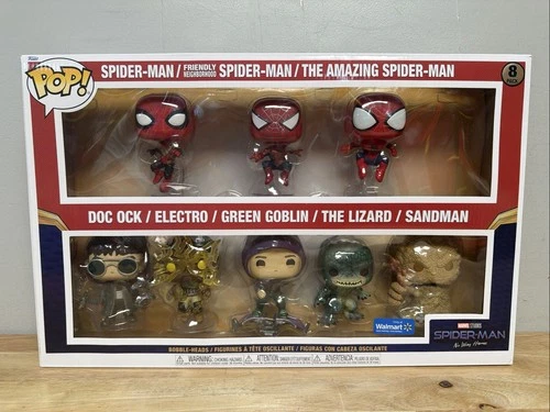 Funko Pop! Spider-Man No Way Home 8 Pack Box Set Walmart Exclusive
