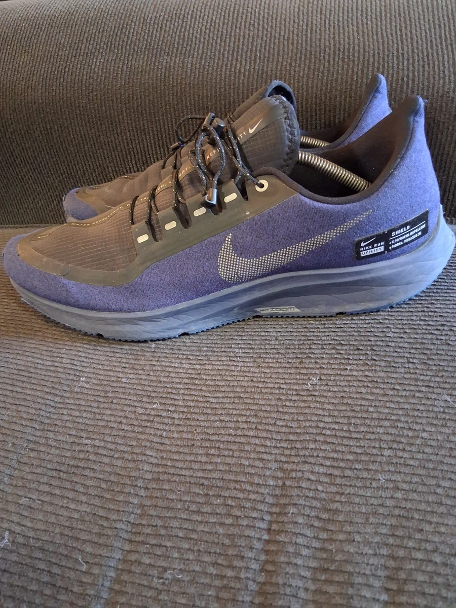 Nike Air Zoom Pegasus 35 Shield Black Blue Void for Sale  display picture 3