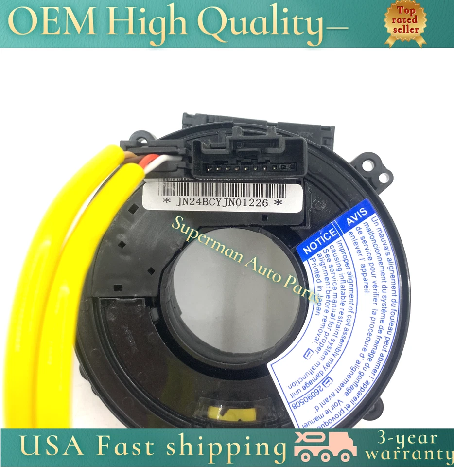 15923770 muelle de reloj para Chevrolet 2005-2011 2005-2010 Pontiac 2007 Saturn Sky Foto 3 de 4