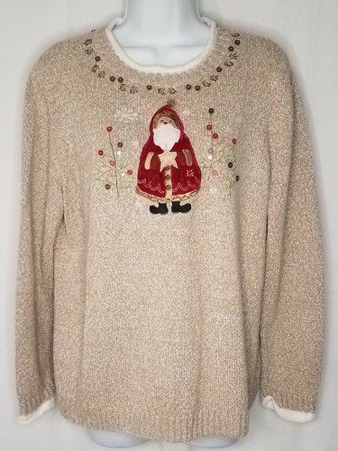 CJ Banks Womens Plus Tan Santa 