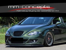 CUP Spoilerlippe für Seat Leon 1P Lippe Frontspoiler Spoilerschwert Ansatz IN