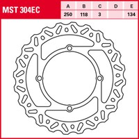 TRW Bremsscheibe Offroad Starr MST304EC RM-Z250