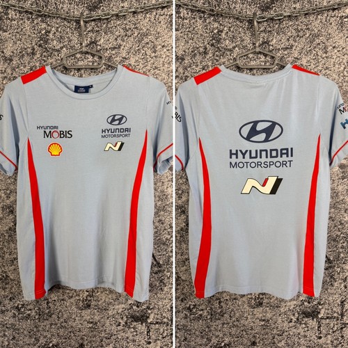 Herren Hyundai Motorsport Racing T-Shirt Mobis Shell F1 Größe M Medium