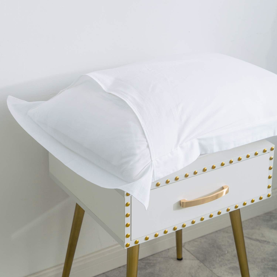 SUSYBAO White Duvet Cover King 100 Cotton Hotel Collection White Duvet