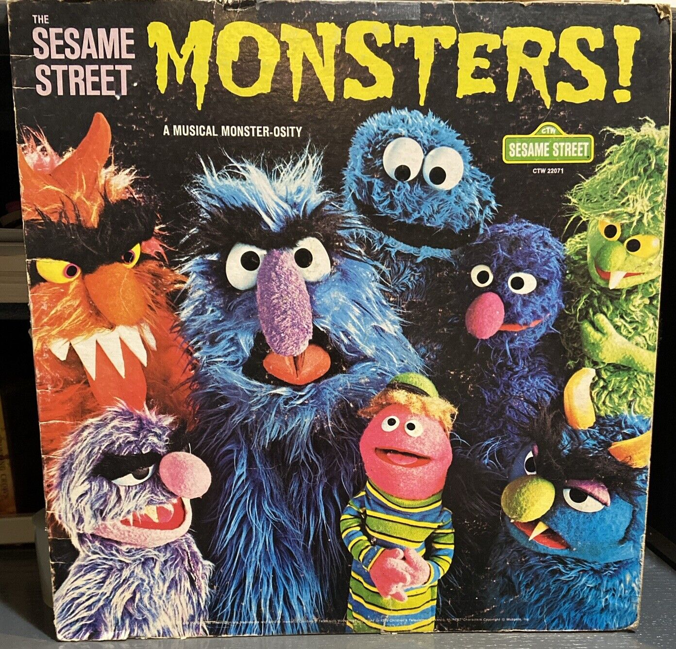The Sesame Street Monsters! A Musical Monsterosity 1975 Vinyl LP Record