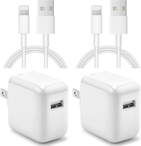 iPad Charger iPhone [2-Pack] 12W USB Wall Foldable Travel...  - Afbeelding 1 van 7