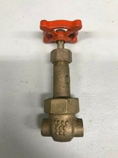  Stockham 3/8"  Bronze gate Valve, 150 S , 300 OWP Socket Weld made in USA
