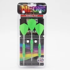 Bottelsen NEONS Steel Tip Darts Green 18-NG6 NEW!!
