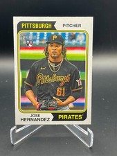 2023 Topps Heritage High Number JOSE HERNANDEZ #695  Baseball Rookie PIRATES RC