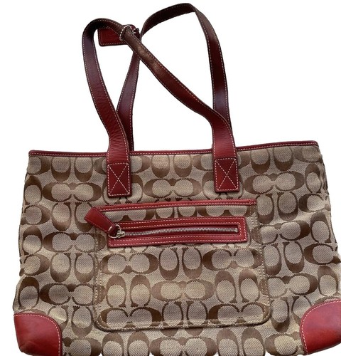 Coach y2k red signature - Gem Coach y2k red signature - Gem