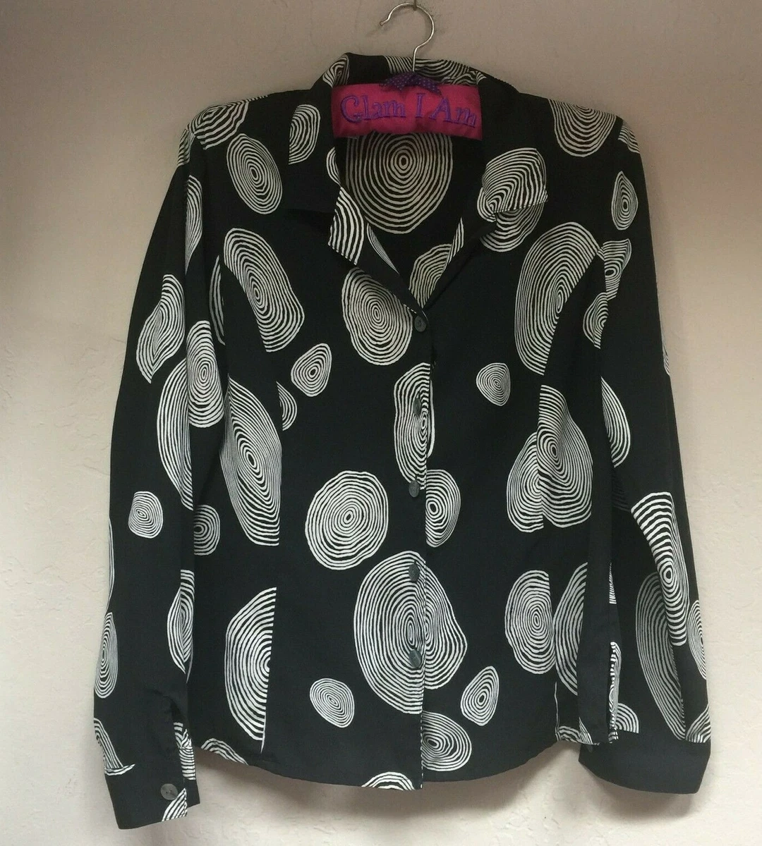 Chemisier Femme Used Cathy Taille L - Occasion Très Bon état, Polyester, Bleu