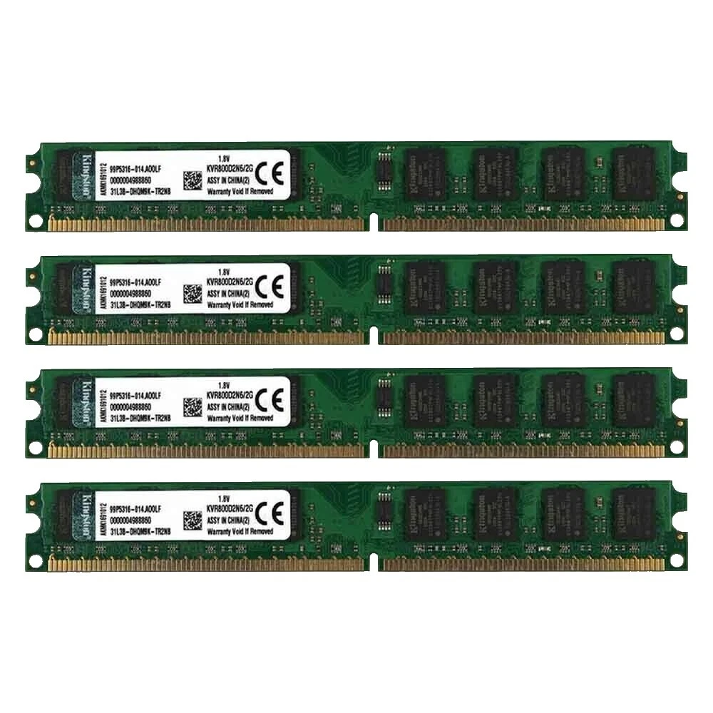 金士顿 ddr2 SDRAM 电脑 8 GB 模块容量内存 (RAM)