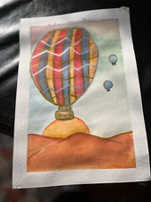 Hand painting Kid artist and Mom "Turkish Delight"