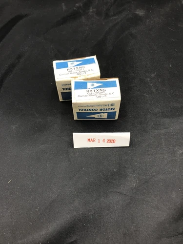 Lot of 2 NEW I-T-E IMPERIAL CORPORATION H31XNC PUSH BUTTON CONTACT BLOCK 600V