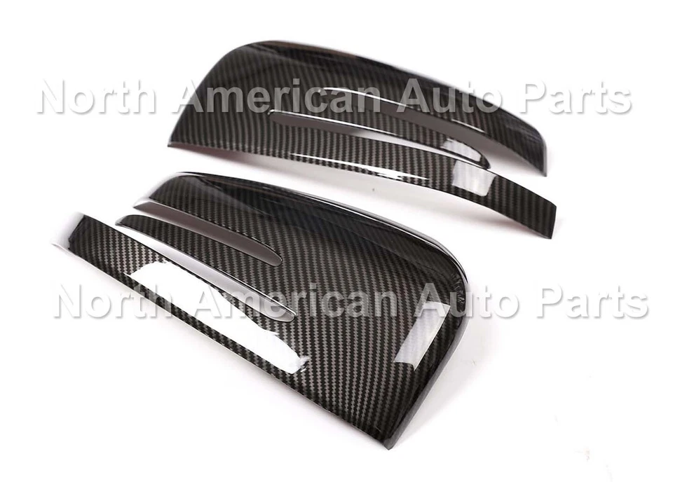 C250 C300 C350 Carbon Fiber Side Mirror Cap Cover 2008 2010 2011 2012 2013 2014 - Image 2 of 4