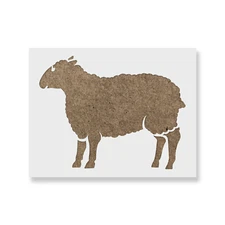 Sheep Stencil - Durable & Reusable Mylar Stencils