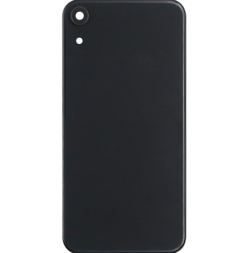 New Back Glass with Camera Lens Compatible For iPhone XR Black Color - No Logo - Afbeelding 1 van 3