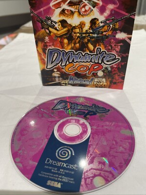 Dynamite Cop Sega Dreamcast  Ohne Hülle Mit Anleitung Zustand gut