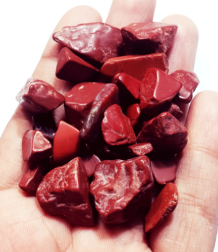 Erstaunliche 500 Gramm 100% Natürlicher Roter Jaspis Kristall Stein Lose Edelsteine Undurchsichtig - Bild 3 von 6