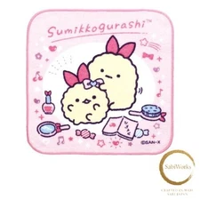 New San-X Sumikko Gurashi Petit Towel CM48605 Angel Ebiten Idol Pink Mini Towel