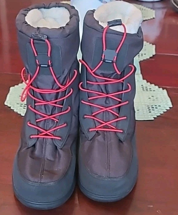 Bogner LAAX 2 Boots. Size XL (12) Men's. Black With Red Laces.