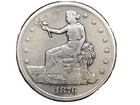 1876‑S Trade Dollar – Raw – Original Surfaces – Nice Remaining Luster