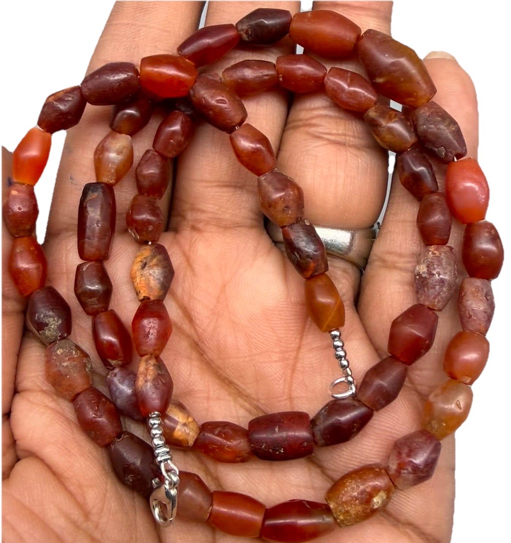 Near East Authentic Agate Beads Collection Dating To 3000 Years Old,Bactria Bead