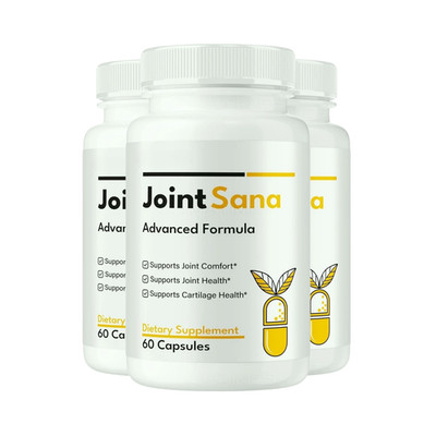 3-Pack Joint Sana Capsules - JointSana Support for Joint Health - 180 Capsules