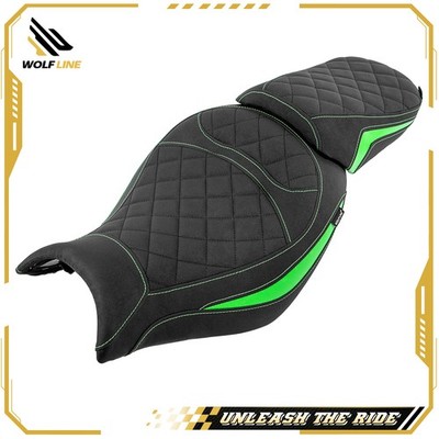 WOLFLINE Fahrer & Beifahrersitz für Kawasaki Vulcan S EN650 VN650 2015-2026 Sitz