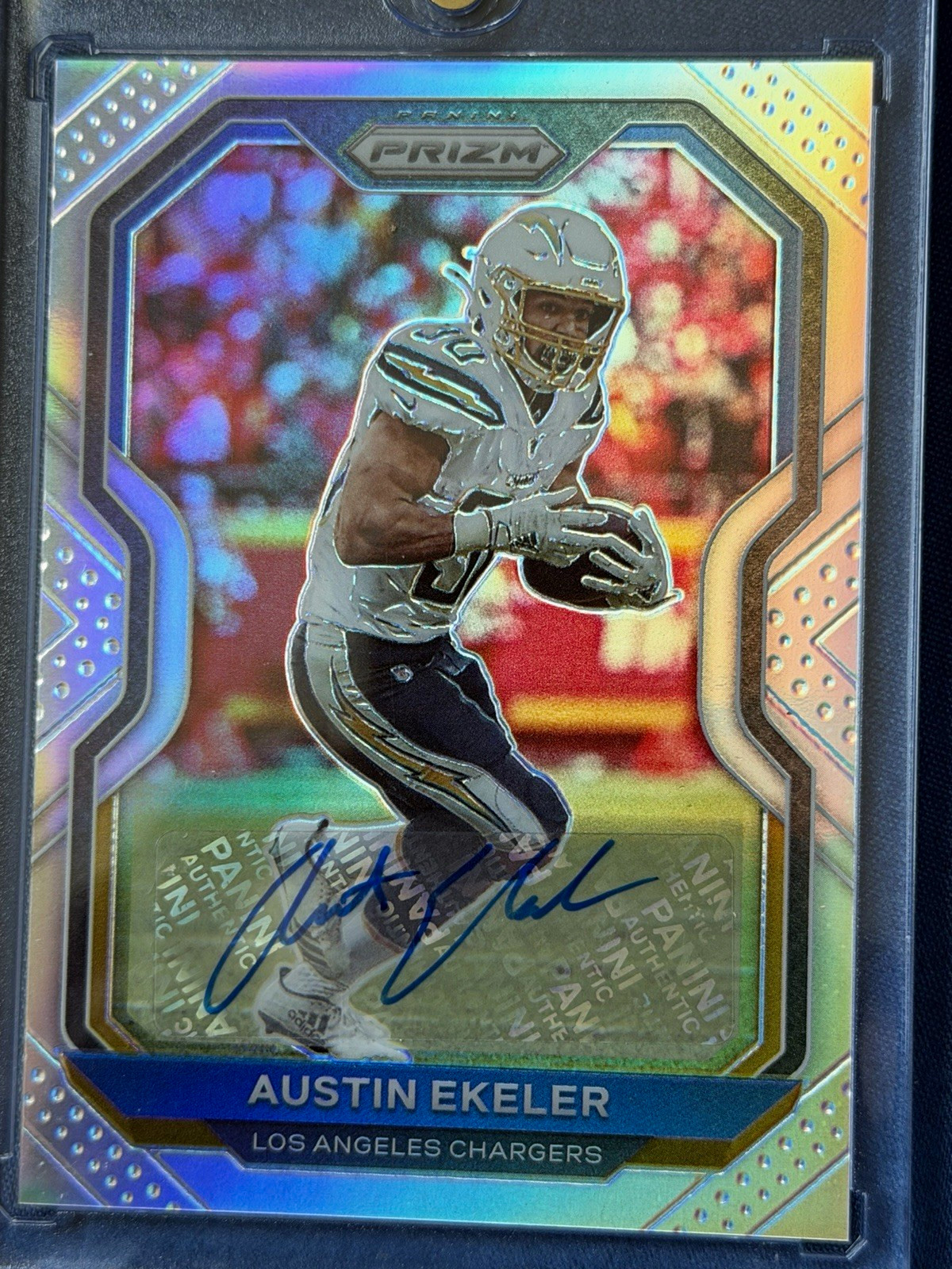Panini Prizm 2020 Austin Ekeler Los Angeles Chargers Prizm Auto #142