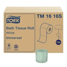 Tork TM1616S 2-Ply Septic Safe Universal Bath Tissue - White (96/Carton) New