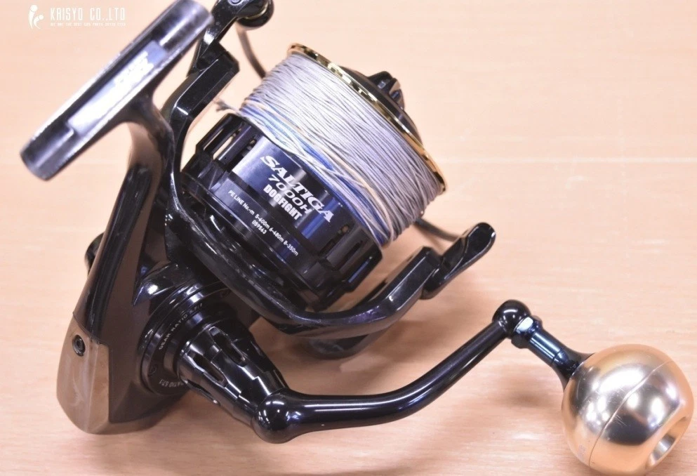 Moulinet de pêche tournant à deux poignées Daiwa 10 Saltiga 5000H