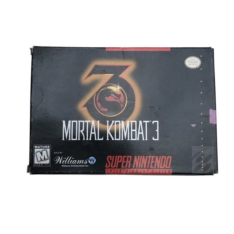 Nintendo SNES Mortal Kombat 3 Video Games for sale | eBay