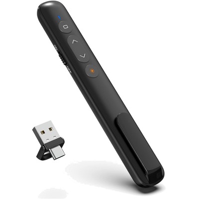 Presenter mit Laserpointer, Powerpoint Fernbedienung, USB C&USB A, Präsentati...