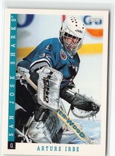 Arturs Irbe 1993 San Jose Sharks #377