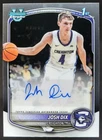 2025-26 Bowman Josh Dix Chrome Auto #CPA-JD 1st Prospect Creighton Bluejays DD5