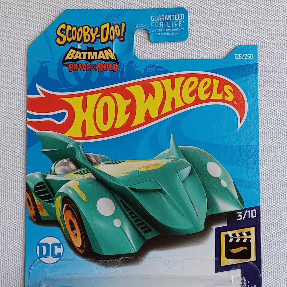 2019 HOT WHEELS *HW ЭКРАННОЕ ВРЕМЯ* *БЭТМОБИЛЬ БЭТМЕНА СКУБИ-ДУ* *ОЧЕНЬ РЕДКИЙ ЗАПЕЧАТАННЫЙ - Изображение 4 из 4