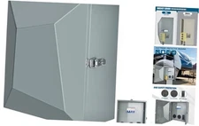 Rv Outlet Box with Breaker, Temporary Power Rv Electrical Panel 20 30 50 Amp