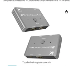 HDMI Switch Hub 3-in-1 2k/4k 3D Splitter TV Switcher Adapter