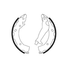 Bremsbackensatz hinten für Hyundai I20 1 PB 2 GB IB | 24216916