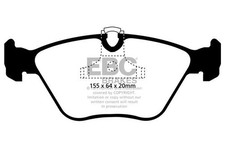 EBC Brakes Bremsbeläge Satz Vorne Bremsklötze für BMW 3 Limousine (E46) DP21552