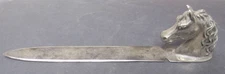 Vintage Reed and Barton Solid "Silver-Plated" Horse Head Letter Opener #274
