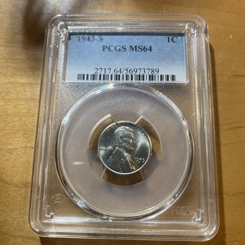 1943 S Penny MS 64