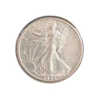 1943-D 50C Walking Liberty Half Dollar - Almost Uncirculated!