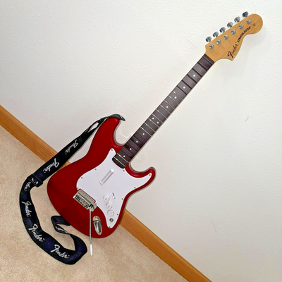 Mad Catz RockBand 2 Xbox 360 Fender Stratocaster Guitar Wooden