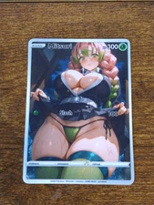 Beautiful Waifu Card - Mitsuri Kanroji Night Goddess ACG Custom DIY Fan Art Card